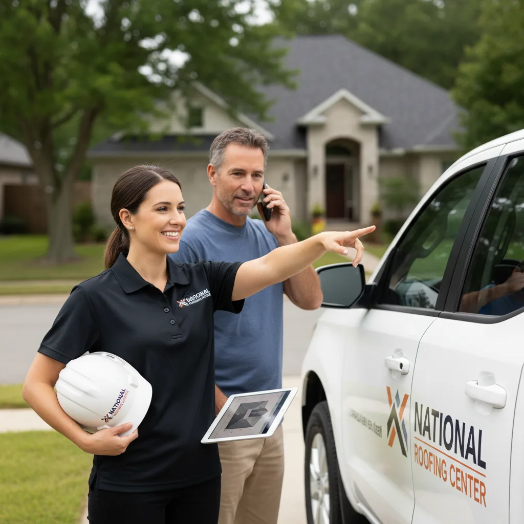 National Roofing Center customer support in Melcher Dallas