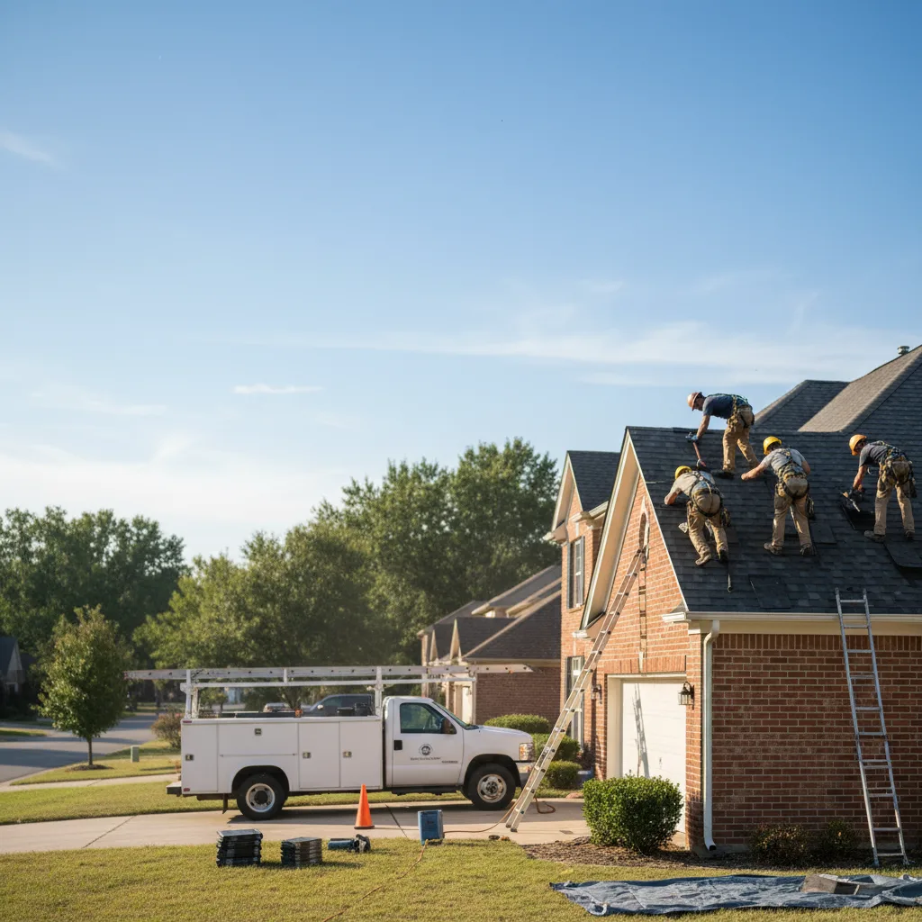 Roof Repair in Melcher Dallas
